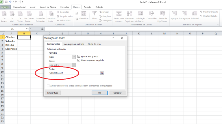 Como Criar Lista Suspensa No Excel Configura O Bit Magazine