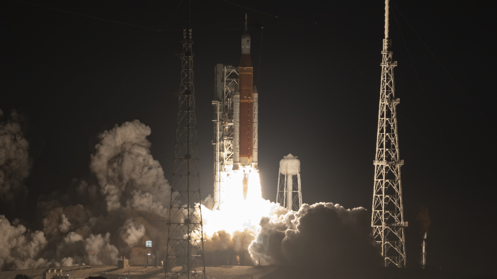 Artemis I no espaço! Após meses de atraso, NASA finalmente da continuidade a sua missão runo à Lua - Imagem: Reprodução / NASA