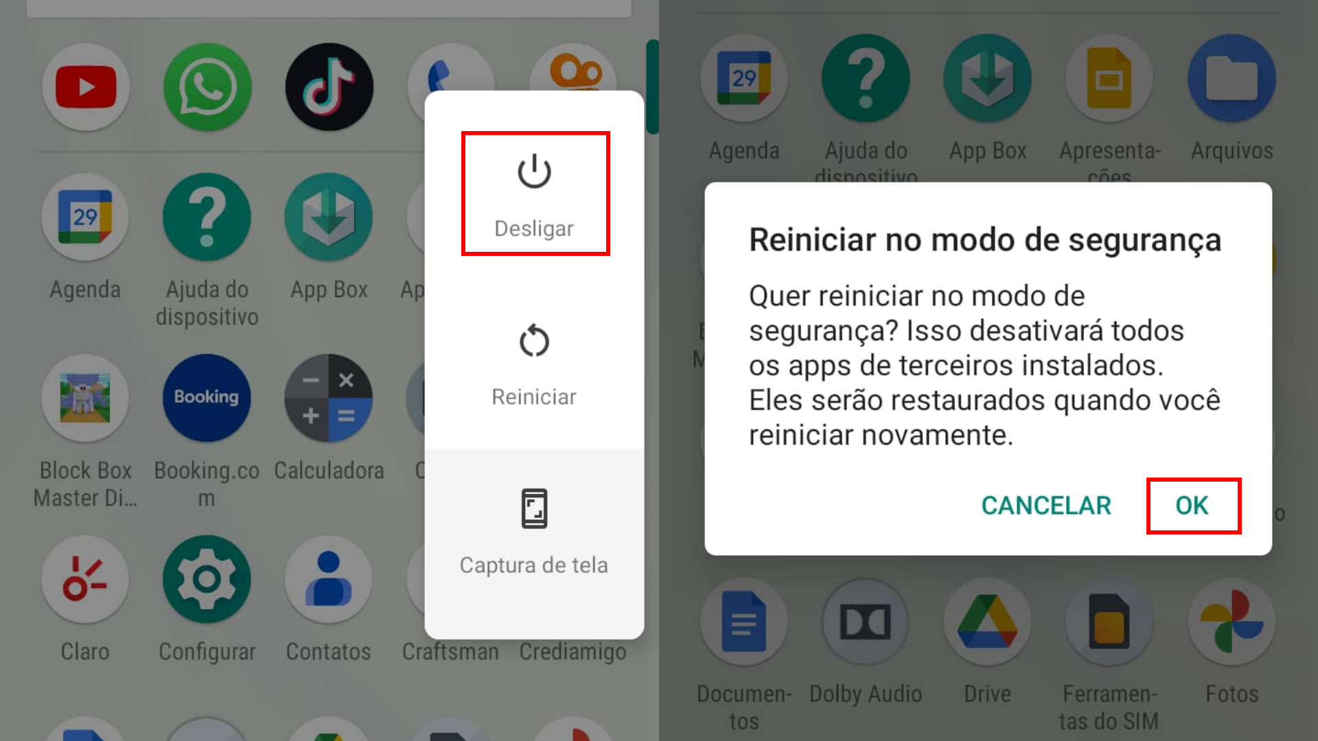 Modo De Segurança Do Android Como Ativar E Desativar Configuração 6265