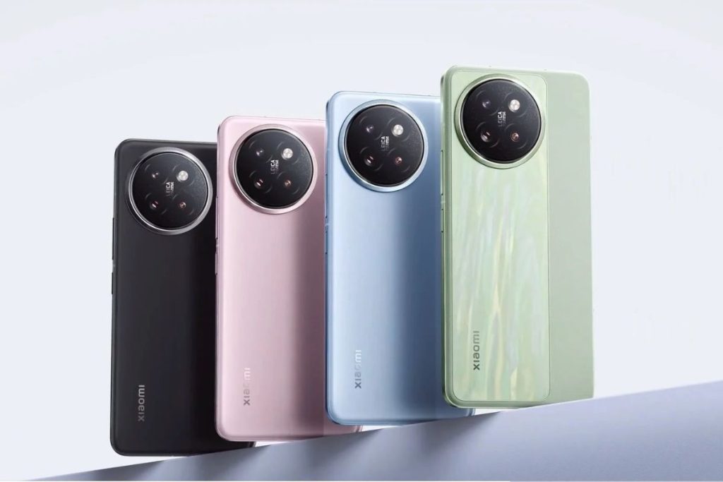 Imagem de divulgação com quatro modelos do Redmi A3x