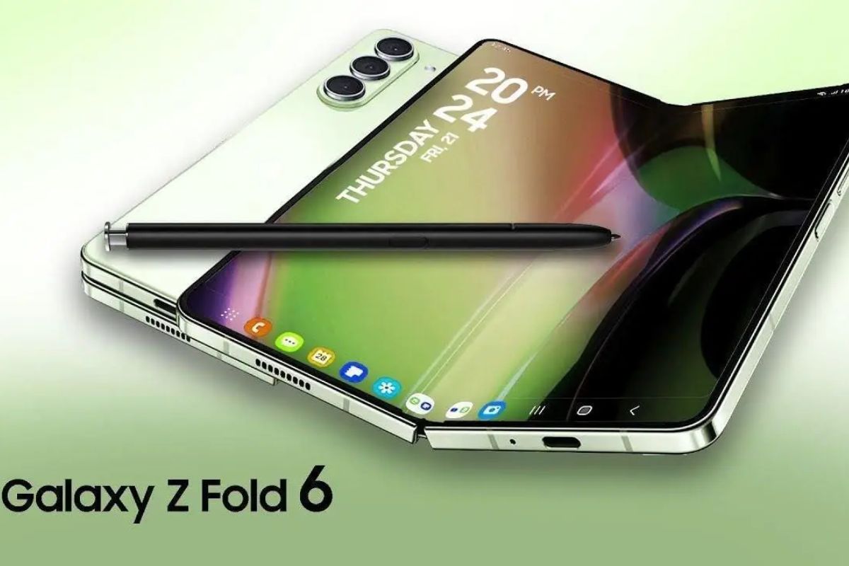Imagem de ilustração do Galaxy Z Fold 6