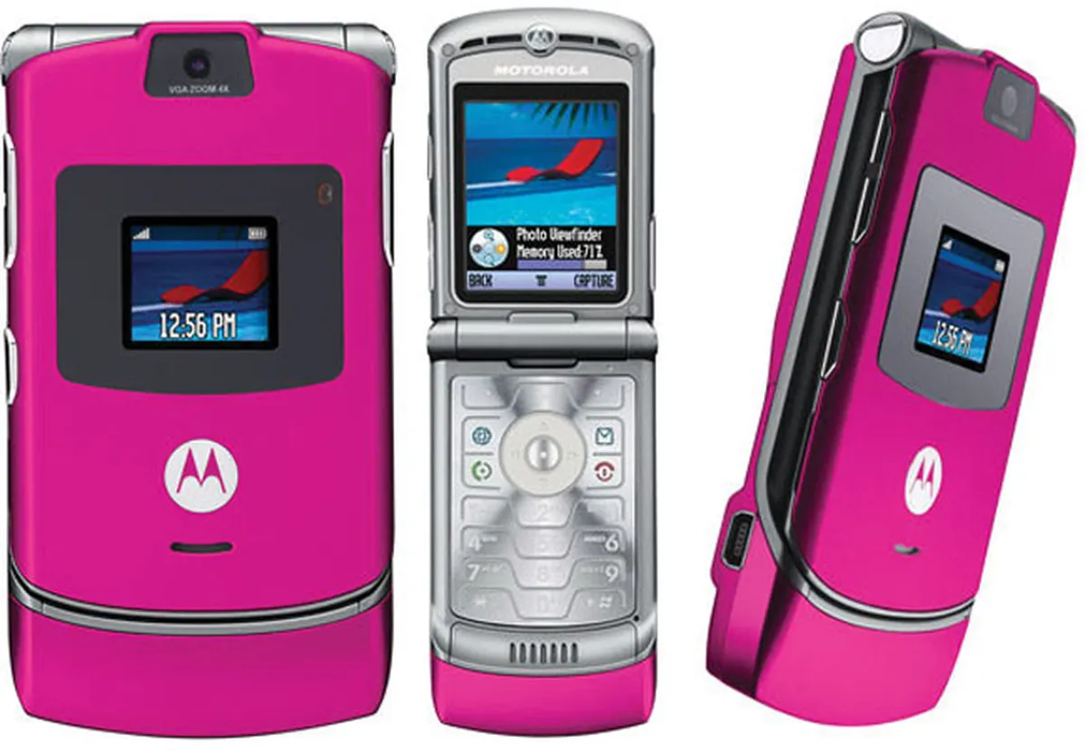 Celular Motorola V3 pink