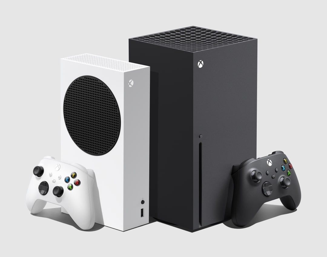 Consoles Xbox branco e preto