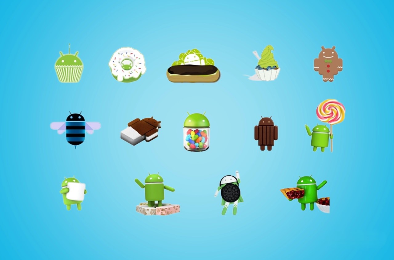 Android com nome de doce 