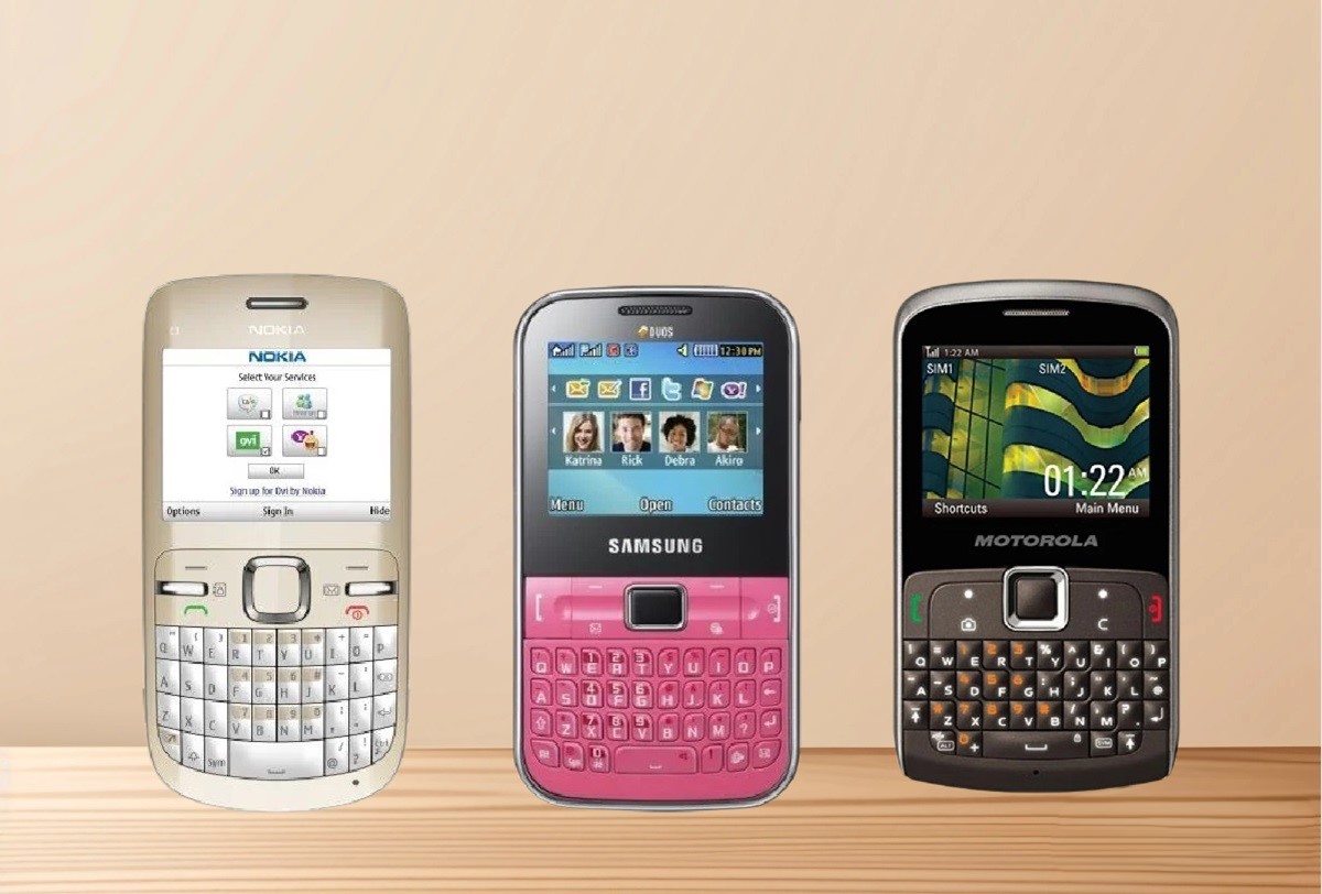 Celulares semelhantes ao Blackberry 