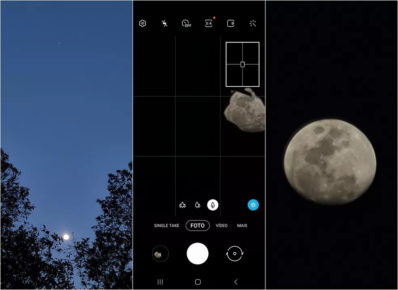 melhor celular para tirar foto da lua em 2025