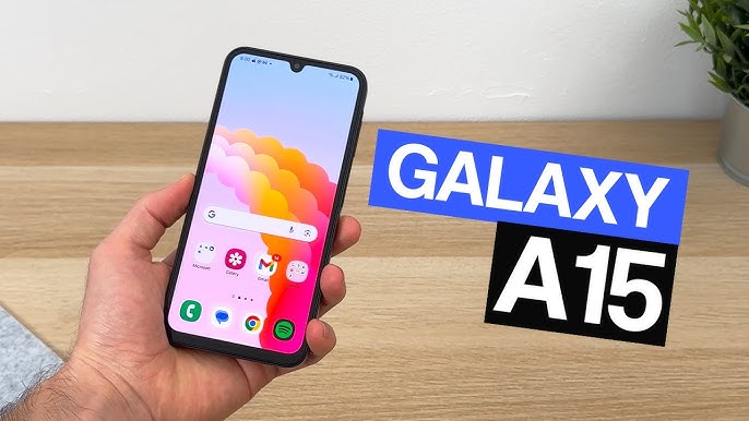 Galaxy A15 testes